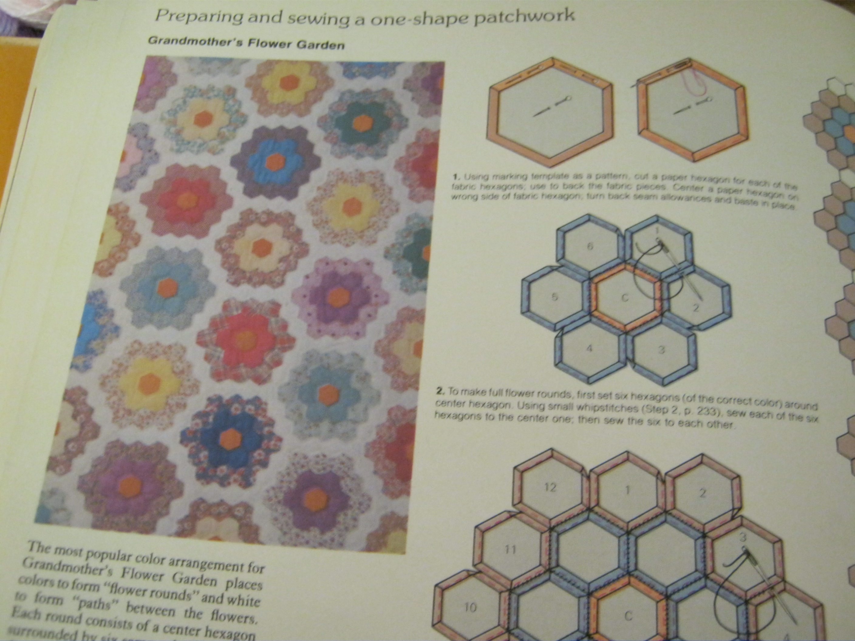 Grandmothers Flower Garden Pattern